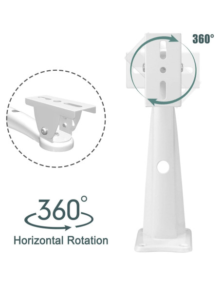 Soporte de Pared para Proyector 2-Be-Best Blanco 24 cm Soporte de Pared para Proyector 2-Be-Best Blanco 24 cm