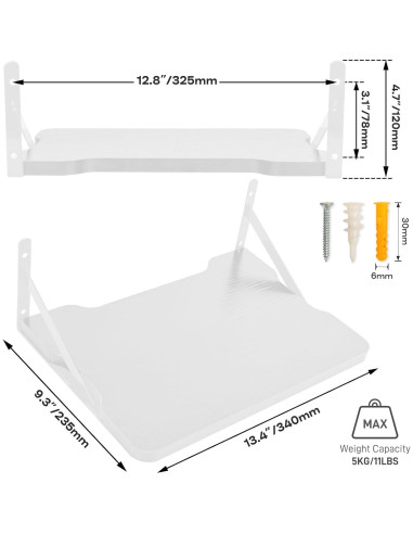 Estante para Proyector y Router BEARUT TYMDF MDF 34x23.5cm