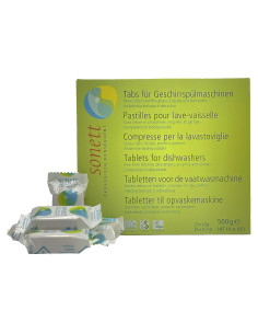 Tabletas Lavavajillas Orgánicas Sonett 25 Unidades 19g Biodegradables