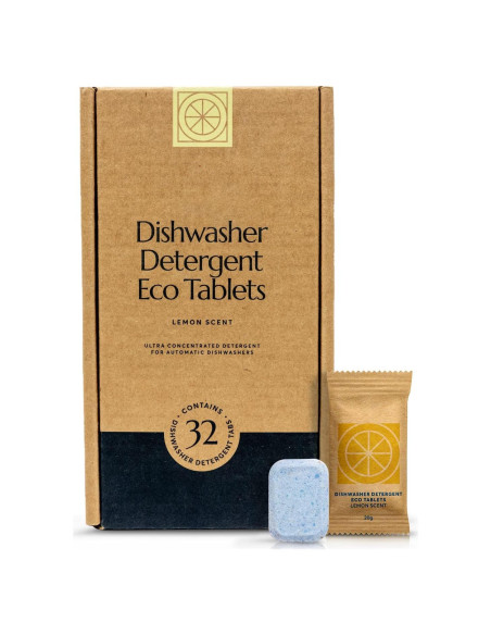 Cápsulas para Lavavajillas Cleanomic 32 Eco Tabs Limón Cápsulas para Lavavajillas Cleanomic 32 Eco Tabs Limón