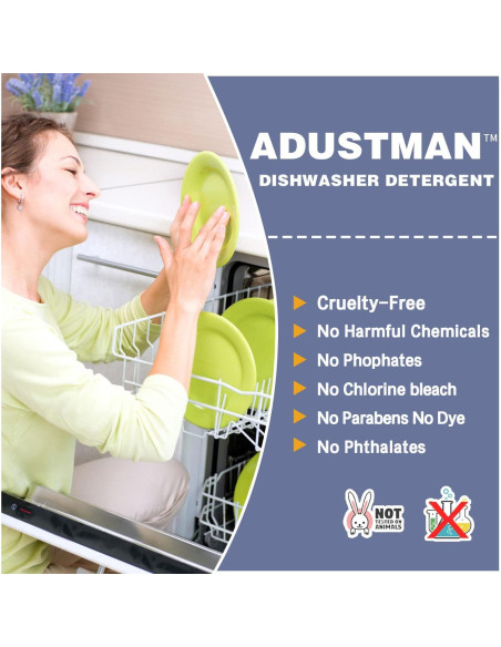 Detergente Ecológico para Lavavajillas DARKHOSEMAN 45 Hojas Detergente Ecológico para Lavavajillas DARKHOSEMAN 45 Hojas