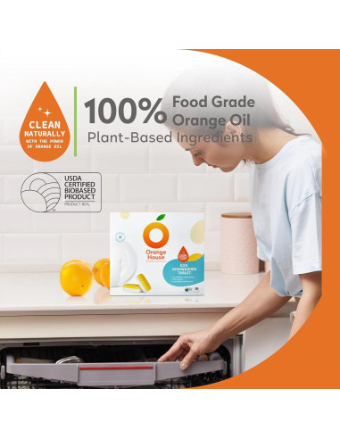 Tabletas Ecológicas para Lavavajillas YFY 56 Unidades 100% Naturales