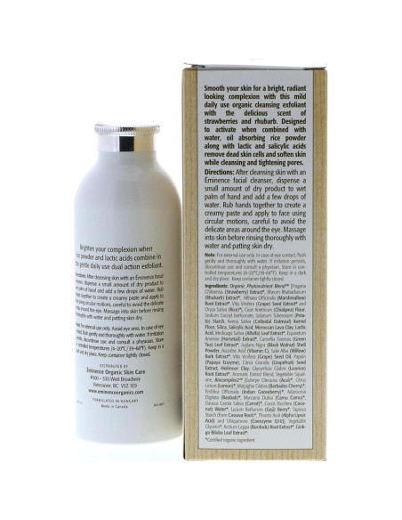 Exfoliante Dermafoliante Eminence Ruibarbo y Fresa 119 g Exfoliante Dermafoliante Eminence Ruibarbo y Fresa 119 g