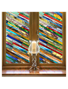Película Decorativa 3D SUNBABY para Ventanas 100x42.9 cm