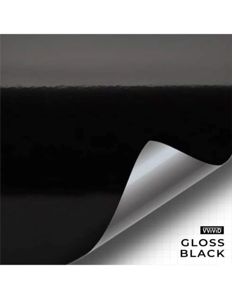 Cinta de Vinilo Adhesivo VViViD Brillante Negro 15.24 cm x 6.1 m Cinta de Vinilo Adhesivo VViViD Brillante Negro 15.24 cm x 6.1 m