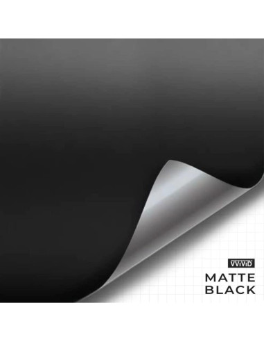 Cinta de Envoltura de Vinilo Mate VViViD 5 cm x 6 m - Negro Mate