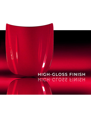 Vinilo VViViD Ultra Gloss Candy Rojo 0.3m x 1.5m para Autos
