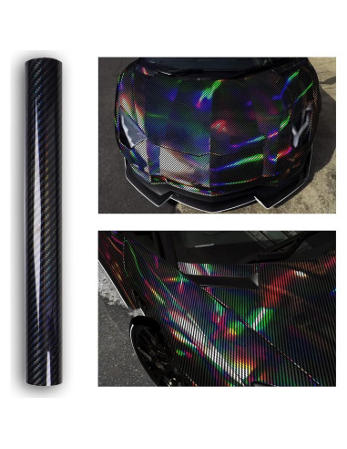 Vinilo de Envoltura Lypumso 2D Carbono Negro 0.3m x 1.5m