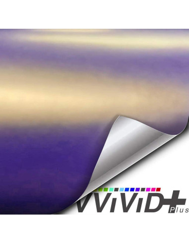 Vinilo Mate VViViD+ Galaxia Púrpura 0.3m x 1.5m para Autos