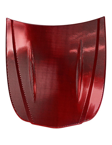 Vinilo Holográfico VViViD+ 30.48x152.4cm Rojo para Automóviles