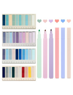 Etiquetas Adhesivas para Libros Wddeevoi 800 Pcs Multicolor