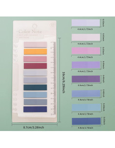 Etiquetas Adhesivas para Libros Wddeevoi 800 Pcs Multicolor 2