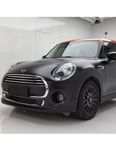 Vinilo Automotriz RockRose Negro Satinado 0.91m x 1.52m