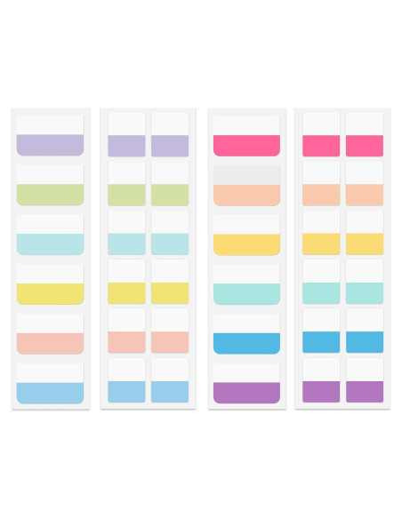 360 Pestañas Adhesivas Multicolor Prudiut 4.57x2.54 cm 360 Pestañas Adhesivas Multicolor Prudiut 4.57x2.54 cm