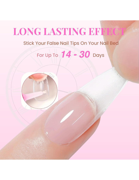 Pegamento para Uñas Acrílicas Oxizona 6 Pcs 2g Súper Fuerte Pegamento para Uñas Acrílicas Oxizona 6 Pcs 2g Súper Fuerte