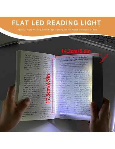 Luz LED de Lectura Agatige con Ajuste de Brillo 2 Niveles