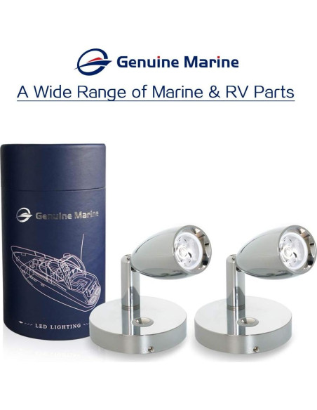 Luz de Lectura LED THALASSA 12V Regulable - 2 Unidades Luz de Lectura LED THALASSA 12V Regulable - 2 Unidades
