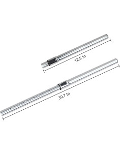 Tubo de Vacío Ajustable ZANVACUE 32mm 60-98cm para Aspiradoras 2
