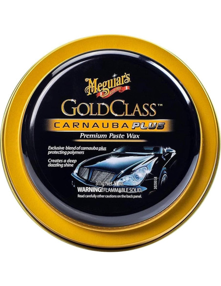 Cera Premium en Pasta Meguiar's Gold Class Carnauba Plus 3 Piezas Cera Premium en Pasta Meguiar's Gold Class Carnauba Plus 3 Piezas