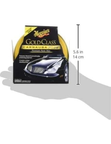 Cera Premium en Pasta Meguiar's Gold Class Carnauba Plus 3 Piezas