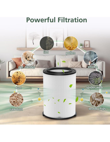 Filtro de Reemplazo VF4000 Isinlive para Aspiradoras 2 Paquetes