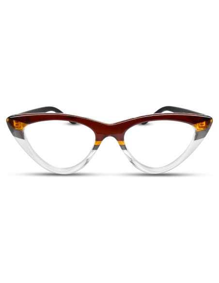 Gafas de lectura 2.5x 2SeeLife ojo de gato marrón para mujer Gafas de lectura 2.5x 2SeeLife ojo de gato marrón para mujer