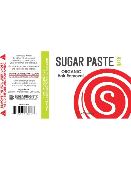 Cera Azucarada Natural para Bikini y Piernas Sugaring NYC Cera Azucarada Natural para Bikini y Piernas Sugaring NYC