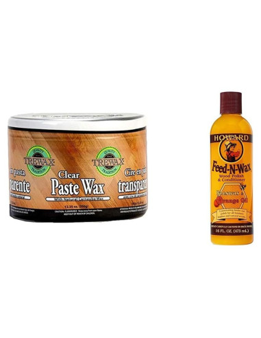 Paquete Cera en Pasta Trewax 349.9g + Pulidor Howard 453.6g