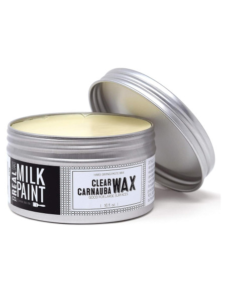 Pasta de Cera de Carnauba Real Milk Paint 453.6 g para Madera Pasta de Cera de Carnauba Real Milk Paint 453.6 g para Madera