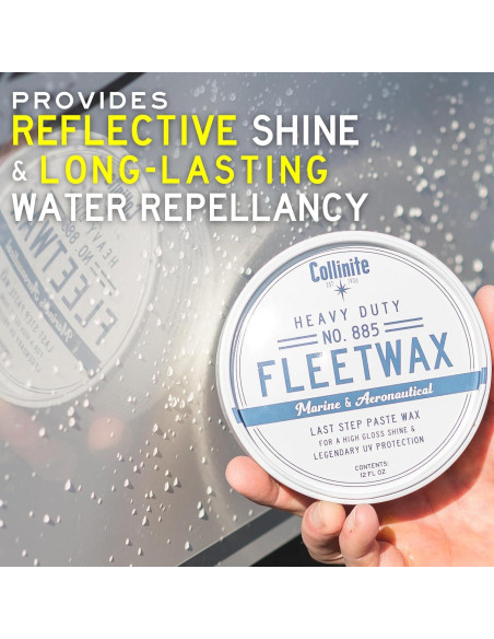 Cera en Pasta Collinite No. 885 Fleetwax - 3 x 355 ml Cera en Pasta Collinite No. 885 Fleetwax - 3 x 355 ml