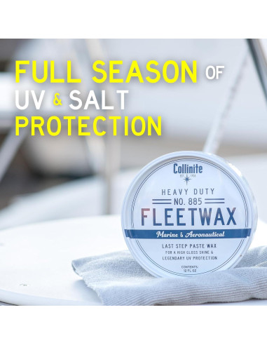 Cera Carnauba Collinite 885 Fleetwax 2x354ml Protección UV