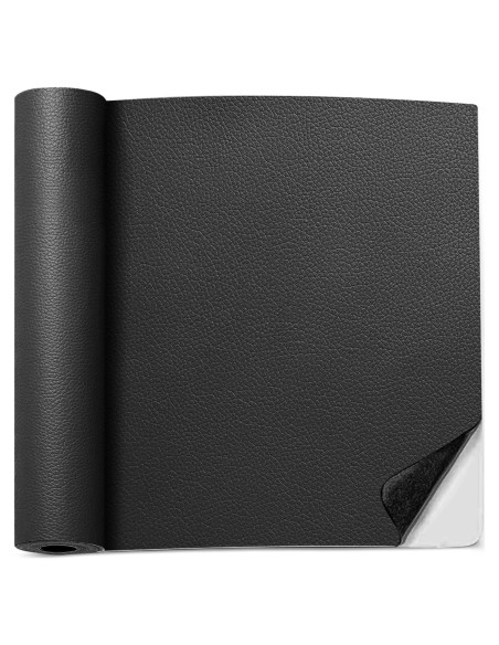 Parche de cuero autoadhesivo SiiRo 40x102cm negro para reparación Parche de cuero autoadhesivo SiiRo 40x102cm negro para reparación