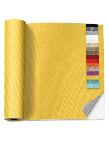 Parche de Tela Autoadhesivo SiiRo 33x102 cm Amarillo Parche de Tela Autoadhesivo SiiRo 33x102 cm Amarillo