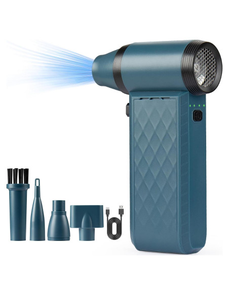 Soplador de Aire Comprimido VEELAM F01-ES 130000RPM Portátil Soplador de Aire Comprimido VEELAM F01-ES 130000RPM Portátil