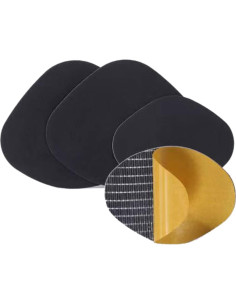 Parche autoadhesivo de reparación para zapatos JAGTRADE 4 Piezas Gris 2