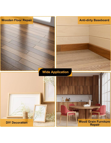 Cinta de Reparación de Grano de Madera HARFINGTON 5 cm x 10 m Cinta de Reparación de Grano de Madera HARFINGTON 5 cm x 10 m