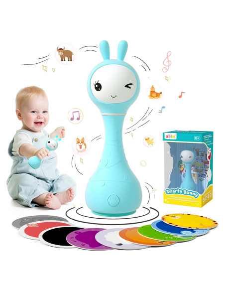 Sonajero Musical Alilo Smarty Bunny Azul 0-24 Meses Sonajero Musical Alilo Smarty Bunny Azul 0-24 Meses