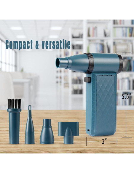 Soplador de Aire Comprimido VEELAM F01-ES 130000RPM Portátil Soplador de Aire Comprimido VEELAM F01-ES 130000RPM Portátil