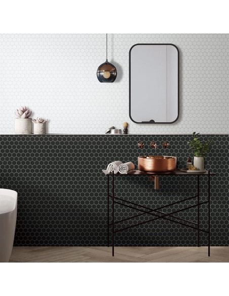 Azulejo Hexagonal Autoadhesivo INNO STICKERS 29x29cm Blanco Azulejo Hexagonal Autoadhesivo INNO STICKERS 29x29cm Blanco