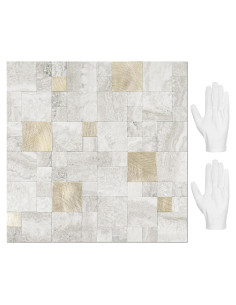 Azulejos Autoadhesivos STICKGOO 30x30 cm Beige - 10 Hojas