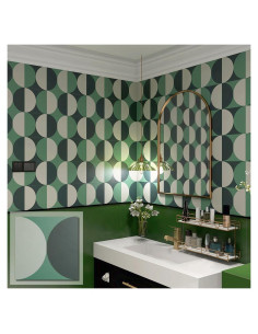 Azulejo Autoadhesivo COLAMO Verde 10 Piezas 19.81cm