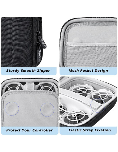 Funda Portátil Krypthos para Drone DJI Neo - Negra