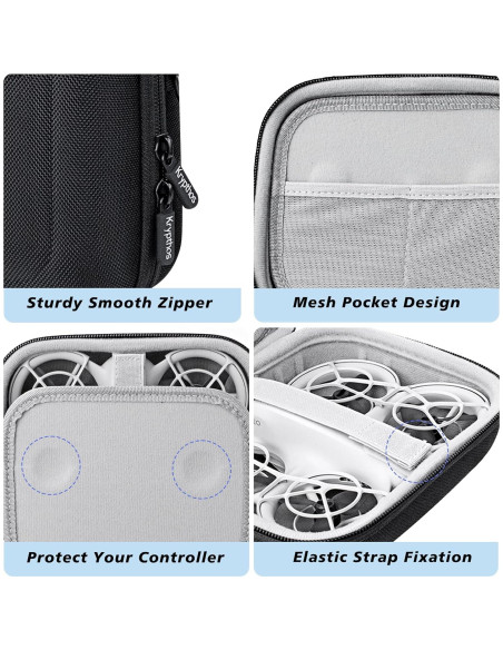 Funda Portátil Krypthos para Drone DJI Neo - Negra Funda Portátil Krypthos para Drone DJI Neo - Negra