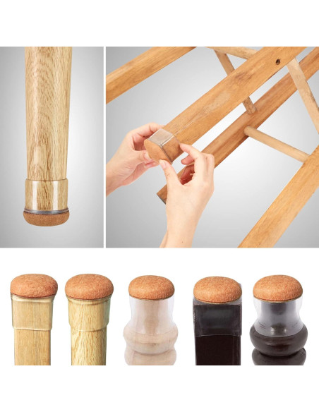 16 Protectores de Suelo para Patas de Silla Yarehand L 16 Protectores de Suelo para Patas de Silla Yarehand L
