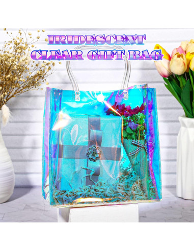 Bolsa de Regalo Holográfica Sherr 16 Pcs 15x16x7 cm PVC