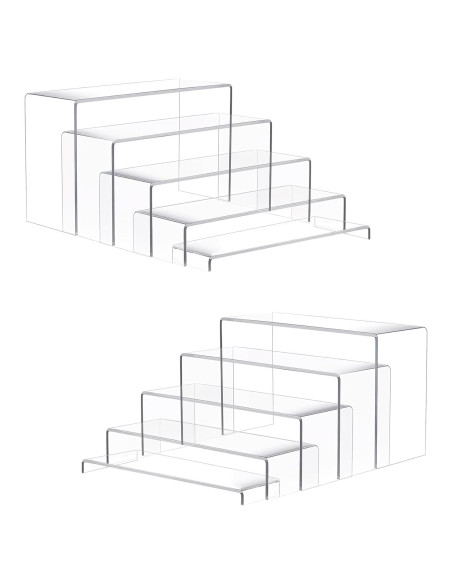 Soportes Acrílicos Goabroa 10 Piezas Rectangulares Transparentes Soportes Acrílicos Goabroa 10 Piezas Rectangulares Transparentes