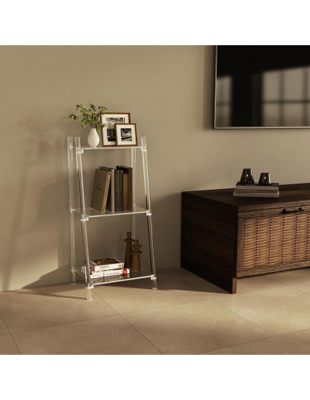 Estantería Acrílica Moderna CRTERICX 3 Niveles 29.5x39.6x81cm Estantería Acrílica Moderna CRTERICX 3 Niveles 29.5x39.6x81cm