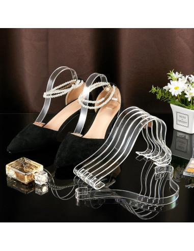Soporte de Exhibición de Zapatos Patelai 30 Pcs Acrílico 22x12cm