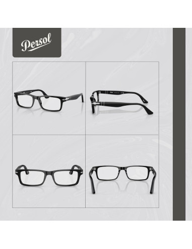 Gafas Rectangulares Persol PO3050V para Hombres + Kit