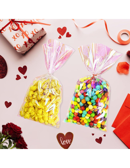Bolsas de Celofán Holográficas Yotelab 15x30 cm - 100 Piezas Bolsas de Celofán Holográficas Yotelab 15x30 cm - 100 Piezas